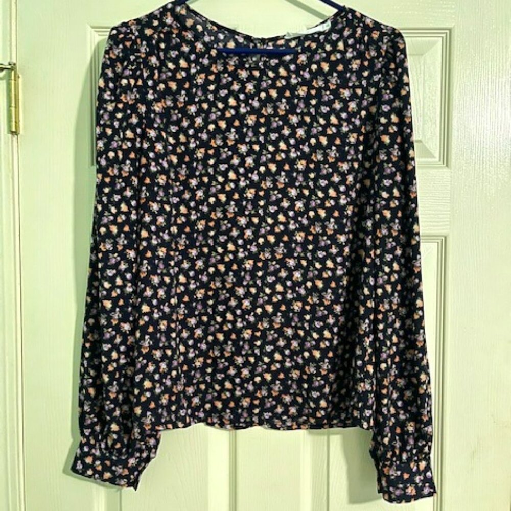 Fancy Blouse with Flowers